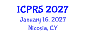 International Conference on Photogrammetry and Remote Sensing (ICPRS) January 16, 2027 - Nicosia, Cyprus International Conference on Photogrammetry and Remote Sensing (ICPRS) January 16, 2027 - Nicosia, Cyprus