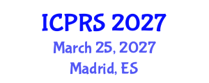 International Conference on Photogrammetry and Remote Sensing (ICPRS) March 25, 2027 - Madrid, Spain International Conference on Photogrammetry and Remote Sensing (ICPRS) March 25, 2027 - Madrid, Spain