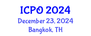 International Conference on Photonics and Optoelectronics (ICPO) December 23, 2024 - Bangkok, Thailand