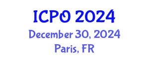 International Conference on Photonics and Optoelectronics (ICPO) December 30, 2024 - Paris, France
