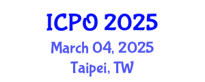 International Conference on Photonics and Optoelectronics (ICPO) March 04, 2025 - Taipei, Taiwan