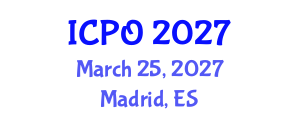 International Conference on Photonics and Optoelectronics (ICPO) March 25, 2027 - Madrid, Spain International Conference on Photonics and Optoelectronics (ICPO) March 25, 2027 - Madrid, Spain