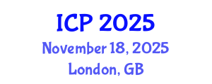 International Conference on Photonics (ICP) November 18, 2025 - London, United Kingdom