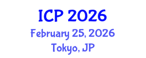 International Conference on Photonics (ICP) February 25, 2026 - Tokyo, Japan