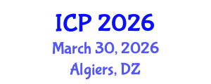 International Conference on Photonics (ICP) March 30, 2026 - Algiers, Algeria International Conference on Photonics (ICP) March 30, 2026 - Algiers, Algeria