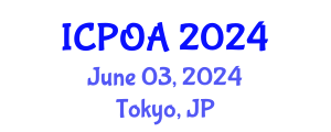 International Conference on Photonics, Optics and Applications (ICPOA) June 03, 2024 - Tokyo, Japan