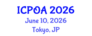 International Conference on Photonics, Optics and Applications (ICPOA) June 10, 2026 - Tokyo, Japan