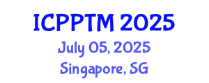 International Conference on Photovoltaic Power Technology and Modeling (ICPPTM) July 05, 2025 - Singapore, Singapore