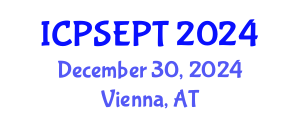 International Conference on Photovoltaic Solar Energy and Power Technology (ICPSEPT) December 30, 2024 - Vienna, Austria