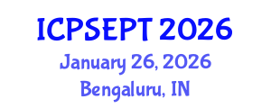 International Conference on Photovoltaic Solar Energy and Power Technology (ICPSEPT) January 26, 2026 - Bengaluru, India International Conference on Photovoltaic Solar Energy and Power Technology (ICPSEPT) January 26, 2026 - Bengaluru, India