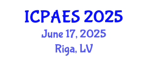 International Conference on Physical Activity and Exercise Sciences (ICPAES) June 17, 2025 - Riga, Latvia