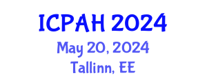 International Conference on Physical Activity and Health (ICPAH) May 20, 2024 - Tallinn, Estonia