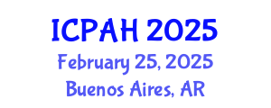 International Conference on Physical Activity and Health (ICPAH) February 25, 2025 - Buenos Aires, Argentina