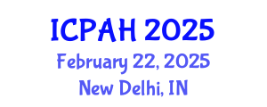 International Conference on Physical Activity and Health (ICPAH) February 22, 2025 - New Delhi, India