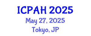 International Conference on Physical Activity and Health (ICPAH) May 27, 2025 - Tokyo, Japan