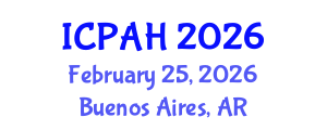 International Conference on Physical Activity and Health (ICPAH) February 25, 2026 - Buenos Aires, Argentina