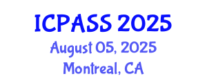 International Conference on Physical Activity and Sports Science (ICPASS) August 05, 2025 - Montreal, Canada