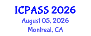 International Conference on Physical Activity and Sports Science (ICPASS) August 05, 2026 - Montreal, Canada