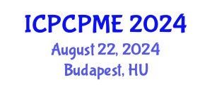 International Conference on Physical Coastal Processes, Management and Engineering (ICPCPME) August 22, 2024 - Budapest, Hungary
