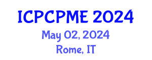 International Conference on Physical Coastal Processes, Management and Engineering (ICPCPME) May 02, 2024 - Rome, Italy
