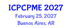International Conference on Physical Coastal Processes, Management and Engineering (ICPCPME) February 25, 2027 - Buenos Aires, Argentina International Conference on Physical Coastal Processes, Management and Engineering (ICPCPME) February 25, 2027 - Buenos Aires, Argentina