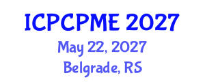 International Conference on Physical Coastal Processes, Management and Engineering (ICPCPME) May 22, 2027 - Belgrade, Serbia International Conference on Physical Coastal Processes, Management and Engineering (ICPCPME) May 22, 2027 - Belgrade, Serbia