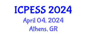 International Conference on Physical Education and Sport Science (ICPESS) April 04, 2024 - Athens, Greece