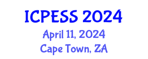 International Conference on Physical Education and Sport Science (ICPESS) April 11, 2024 - Cape Town, South Africa