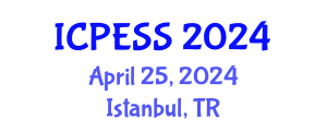 International Conference on Physical Education and Sport Science (ICPESS) April 25, 2024 - Istanbul, Turkey