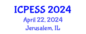 International Conference on Physical Education and Sport Science (ICPESS) April 22, 2024 - Jerusalem, Israel