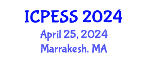 International Conference on Physical Education and Sport Science (ICPESS) April 25, 2024 - Marrakesh, Morocco