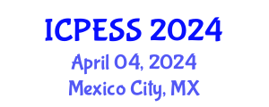 International Conference on Physical Education and Sport Science (ICPESS) April 04, 2024 - Mexico City, Mexico