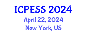 International Conference on Physical Education and Sport Science (ICPESS) April 22, 2024 - New York, United States