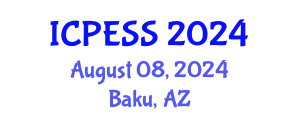 International Conference on Physical Education and Sport Science (ICPESS) August 08, 2024 - Baku, Azerbaijan