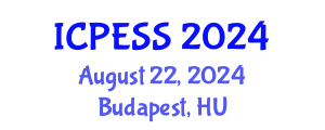 International Conference on Physical Education and Sport Science (ICPESS) August 22, 2024 - Budapest, Hungary