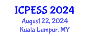 International Conference on Physical Education and Sport Science (ICPESS) August 22, 2024 - Kuala Lumpur, Malaysia
