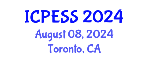 International Conference on Physical Education and Sport Science (ICPESS) August 08, 2024 - Toronto, Canada
