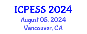International Conference on Physical Education and Sport Science (ICPESS) August 05, 2024 - Vancouver, Canada