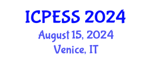 International Conference on Physical Education and Sport Science (ICPESS) August 15, 2024 - Venice, Italy