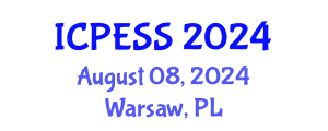 International Conference on Physical Education and Sport Science (ICPESS) August 08, 2024 - Warsaw, Poland