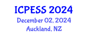 International Conference on Physical Education and Sport Science (ICPESS) December 02, 2024 - Auckland, New Zealand