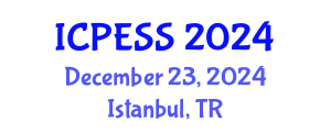 International Conference on Physical Education and Sport Science (ICPESS) December 23, 2024 - Istanbul, Turkey