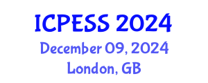 International Conference on Physical Education and Sport Science (ICPESS) December 09, 2024 - London, United Kingdom