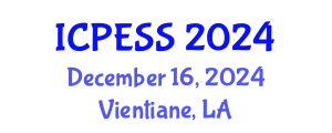 International Conference on Physical Education and Sport Science (ICPESS) December 16, 2024 - Vientiane, Laos