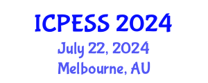 International Conference on Physical Education and Sport Science (ICPESS) July 22, 2024 - Melbourne, Australia