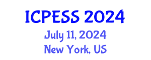 International Conference on Physical Education and Sport Science (ICPESS) July 11, 2024 - New York, United States