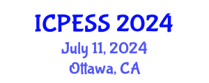 International Conference on Physical Education and Sport Science (ICPESS) July 11, 2024 - Ottawa, Canada