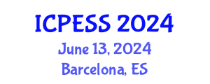 International Conference on Physical Education and Sport Science (ICPESS) June 13, 2024 - Barcelona, Spain