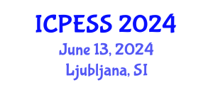 International Conference on Physical Education and Sport Science (ICPESS) June 13, 2024 - Ljubljana, Slovenia