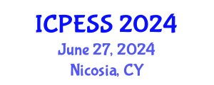International Conference on Physical Education and Sport Science (ICPESS) June 27, 2024 - Nicosia, Cyprus